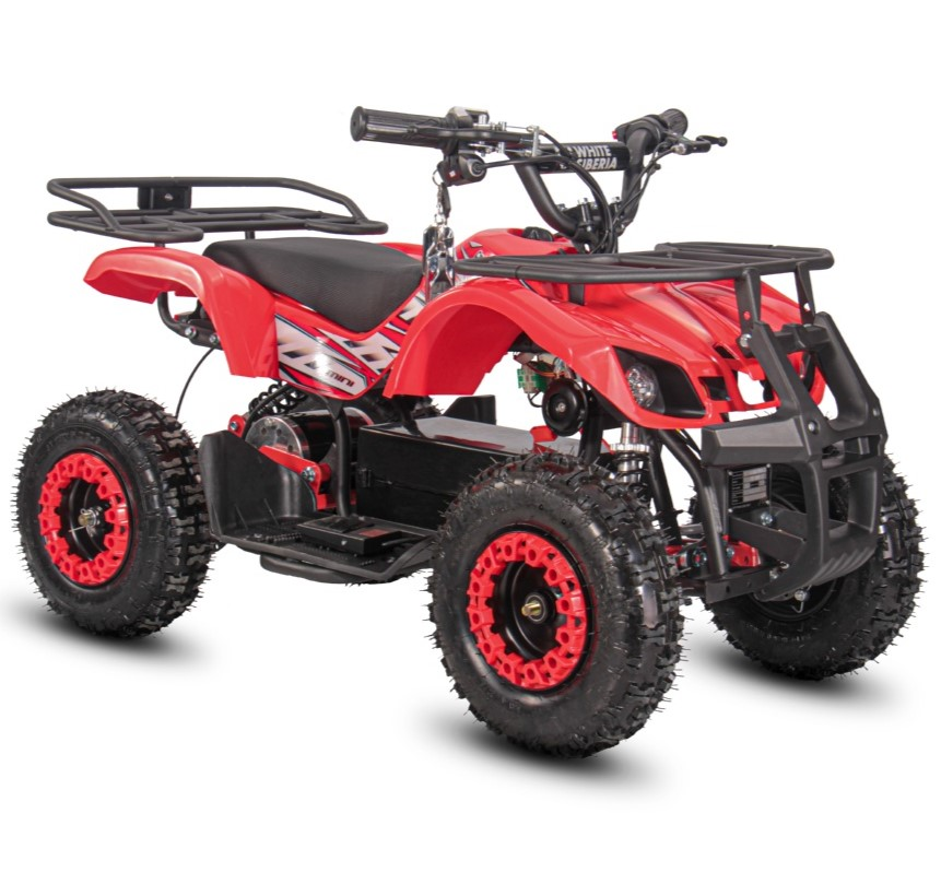 Детский электроквадроцикл WHITE SIBERIA SNEG MINI RED