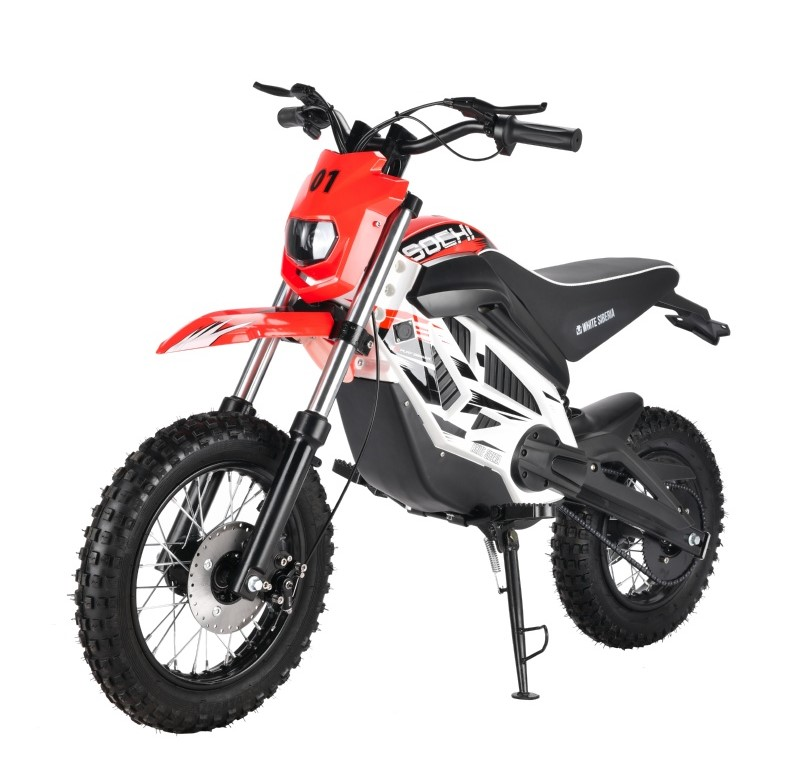 Детский электромотоцикл WHITE SIBERIA SOCHI 1300w RED