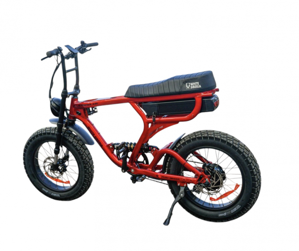 Электровелосипед Scrambler X pro 20 дюйм 48V25А 1000W (красный)